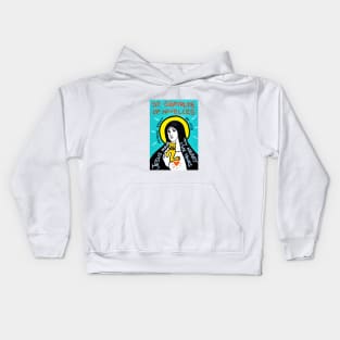 St. Gertrude of Nivelles pop folk art Kids Hoodie